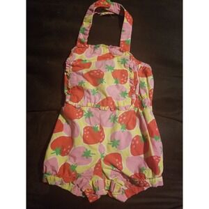 Gymboree strawberry sweetheart romper 18 24 months